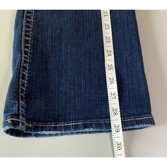 Silver Suki Surplus Jeans Flap Pocket Bootcut Women Sz 30 Mid Rise Embroidered - Picture 14 of 14